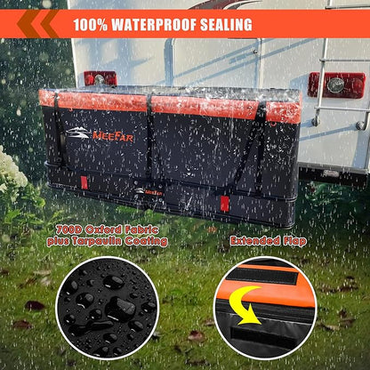 MeeFar Hitch Mount Cargo Carrier Bag Soft Shell 100% Waterproof 20 Cubic Feet - Image 7