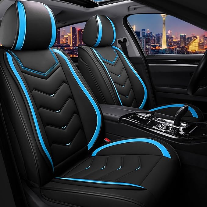 Car Seat Covers for Chrysler Pacifica 2004-2025, Stylish Sport Seat Cover by Unknown