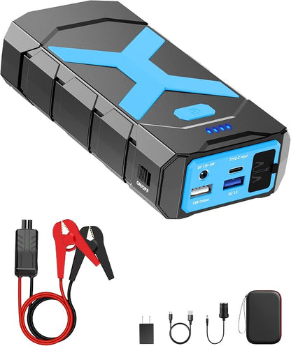 2000A Car Battery Jump Starter, 12V Car Jumper Starter Portable by BOOKOOCarBatteryJumpStarter