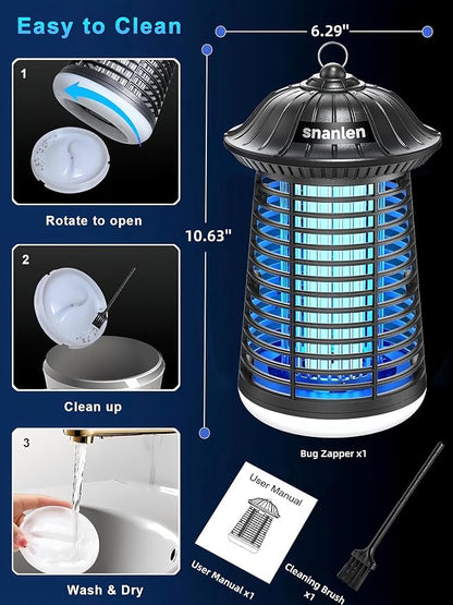 Bug Zapper Outdoor Indoor, 4200V Electric Mosquito Zapper Outdoor - Image 9
