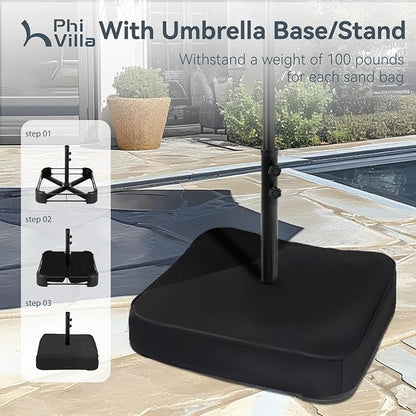PHI VILLA 15ft Large Patio Umbrellas - Image 4