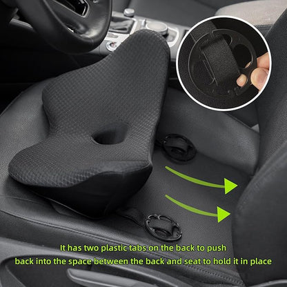 Lumbar Support Pillow for Car, 2 in 1 Memory Foam Lower Back Support Cushion - Image 6