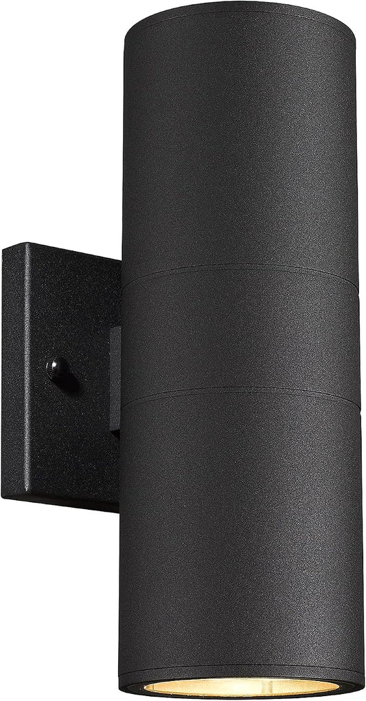 Ken & Ricky Exterior Wall Lights, Outdoor Up and Down Wall Sconce, Cylinder by KenRicky