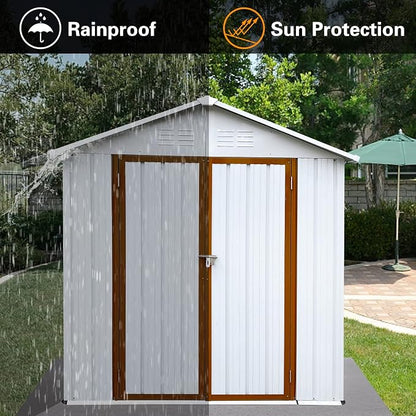 4x6 FT Outdoor Metal Storage Sheds - Image 6