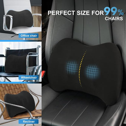 Memory Foam Lumbar Support Pillow Relieves Lower Back Pain - Image 8