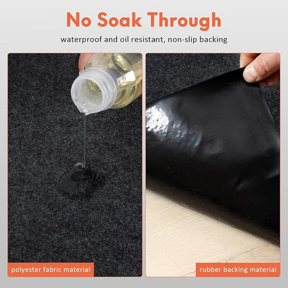 JERIA Oil Spill Mat for Under Car Driveway Mats Oil Leaks Absorbent Oil Pad - Image 3