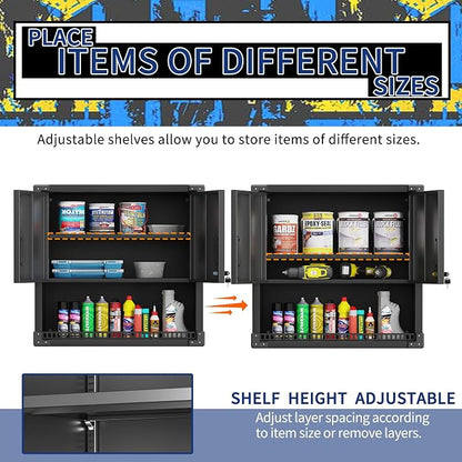 Garage Wall Cabinet, Metal Wall Cabinet - Image 5