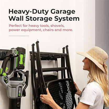 Garage Tool Organizer Wall Mount | 64-Inch Garage Wall Organizer & Folding - Image 3
