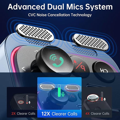 Syncwire Bluetooth 5.4 FM Transmitter Car Adapter 54W Wireless Radio Receiver - Image 2
