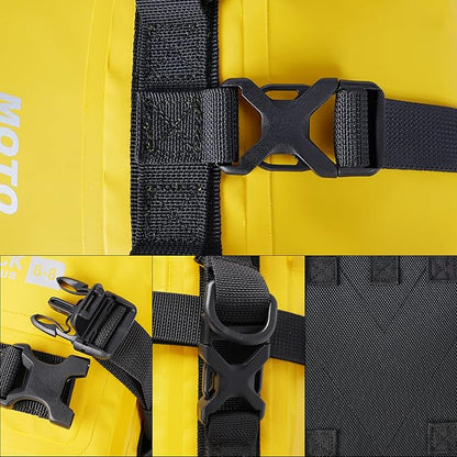 Motorcycle Tail Bag Front Bumper Bag, 8L Roll-top Waterproof Motor Saddle - Image 5