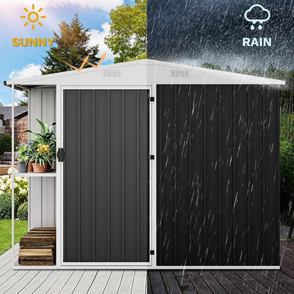 DWVO 8 x 4 ft Outdoor Storage Shed - Image 4