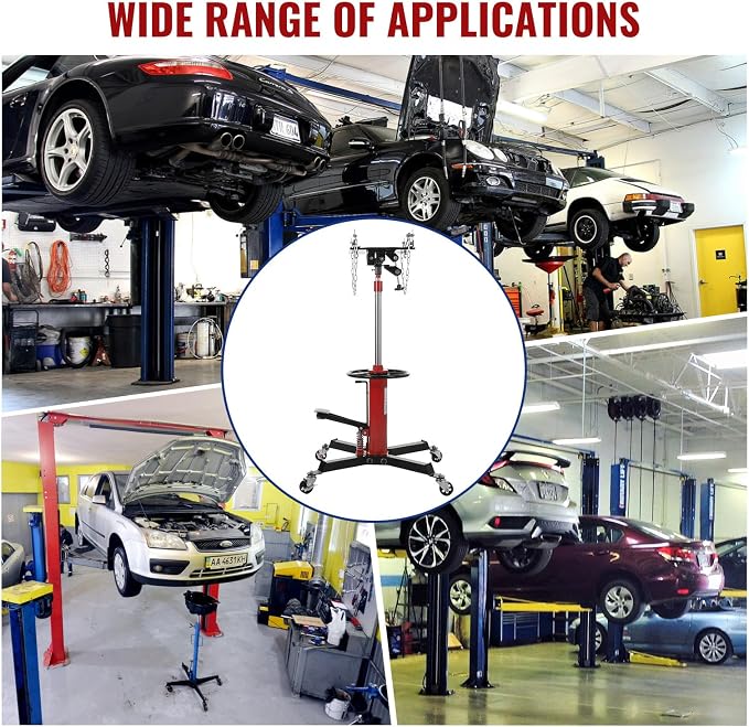 Hydraulic Transmission Jack 1100 Lbs Capacity 33.8"-72.8" Lifting Height 2 - Image 7