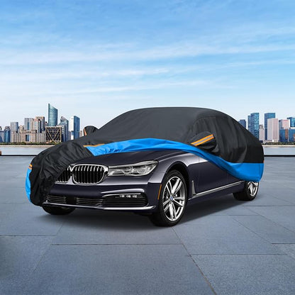 Car Cover Waterproof All Weather Outdoor Windproof Dustproof UV Protection Fit - Image 7