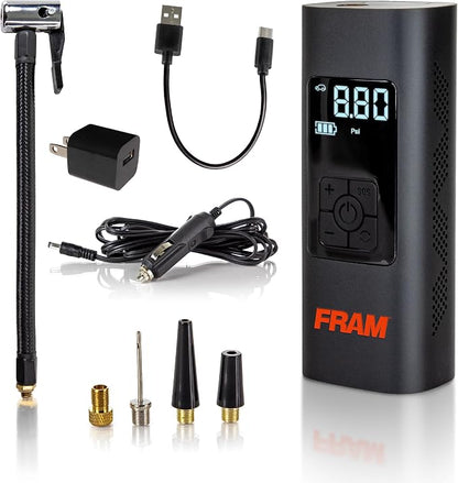 FRAM FEK40002 Portable Emergency Tire Inflator by FRAM