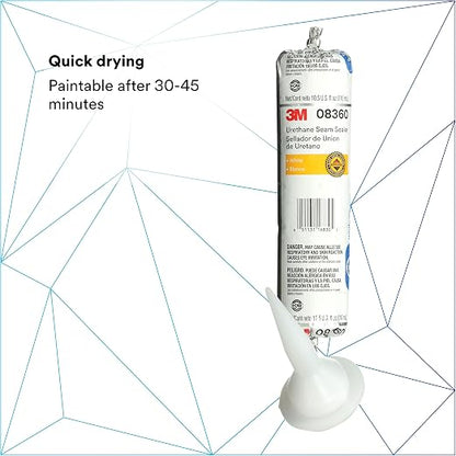 3M Urethane Seam Sealer, High Solids, Permanently Flexible, 310 mL/10.5 fl oz - Image 5
