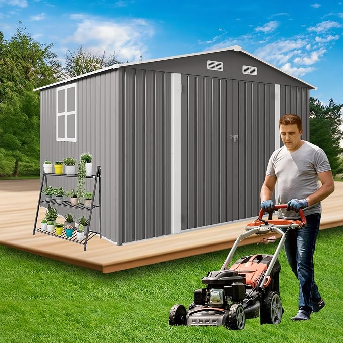 8X10 FT Outdoor Storage Shed - Image 3