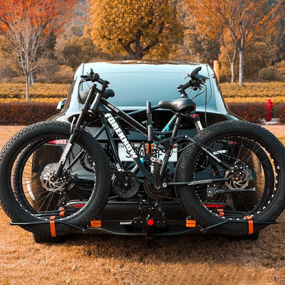 Platform 2 EBike Rack for Car Hitch Bike Rack for SUV RV Trucks Carrier Bicycle - Image 7
