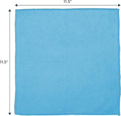S&T INC. 12 Pack Microfiber Cleaning Cloth, Bulk Towels - Image 6