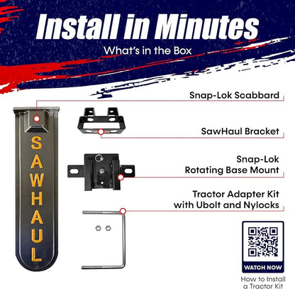 SawHaul Snap-Lok Universal Chainsaw Carrier Kit - Image 6