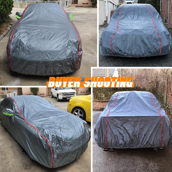 Waterproof Zipper Doors Pickup Car Cover, Ram 1500 2500/ Chevy Avalanche - Image 6