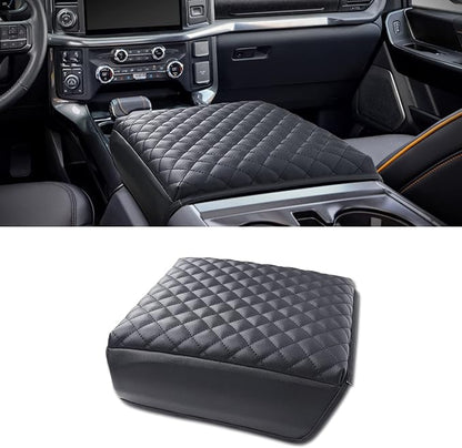 KMMOTORS F150 Center Console Cover, Thick Armrest Cushion, Funda para consola by KMMOTORS