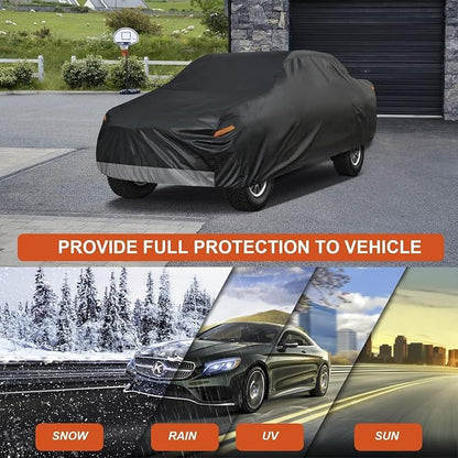 Kayme Full Size Truck Cover Waterproof All Weather, Heavy Duty Outdoor Pickup - Image 7