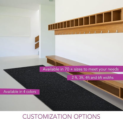 iCustomRug Spartan Weather Warrior Indoor/Outdoor Utility Ribbed Carpet Runner - Image 7