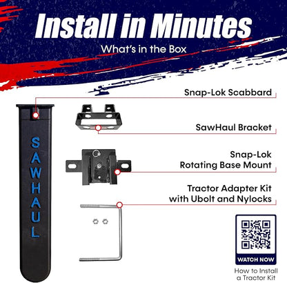 SawHaul Snap-Lok Universal Chainsaw Carrier Kit - Image 6