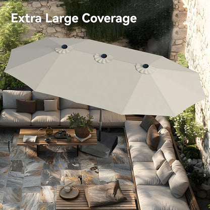 PHI VILLA 15ft Large Patio Umbrellas - Image 2
