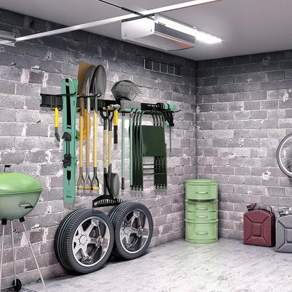 Garage Garden Tool Organizer Wall Mount, 48 Inch Garage Organizer Wall Mounted - Image 7