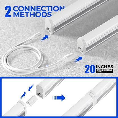 Barrina T5 LED Shop Light 2FT, Utility Shop Lights, Ceiling and Under Cabinet - Image 4
