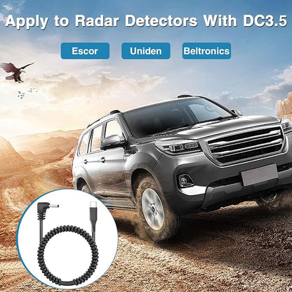 Radar Detector Cable, USB-C to DC3.5 Plug Charging Kit, - Image 8