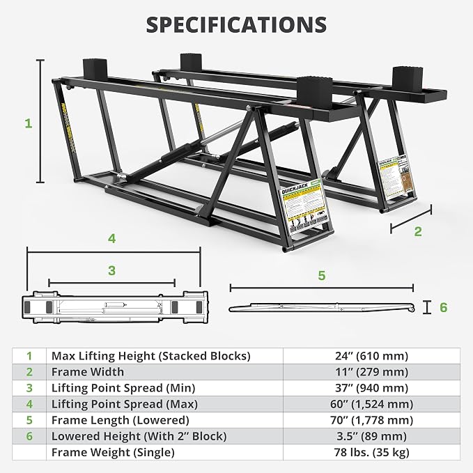 QuickJack 6000TL Portable Car Lift - Image 4