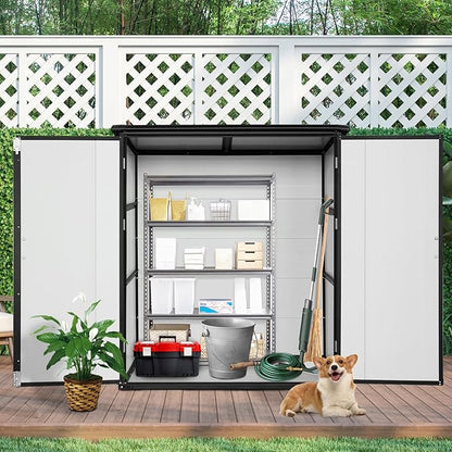 5x3 FT Resin Outdoor Storage Shed - Image 6