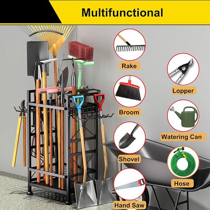 GIOTORENT 3 Tier Metal Garden Tool Organizer - Image 6