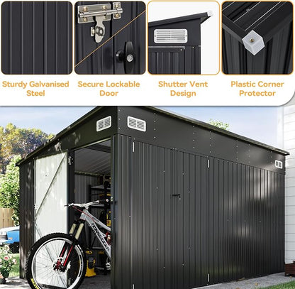 Aoxun 11.5’x7.5’ Shed Outdoor Storage Shed - Image 4