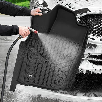 AUTOSAVER88 Floor Mats Fit for 2025 Toyota Tacoma Double Cab, All Weather TPE - Image 5