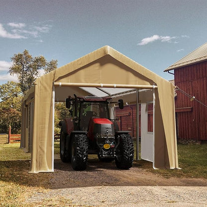 13x20ft Heavy Duty Carport Outdoor Canopy Portable Garage - Image 6