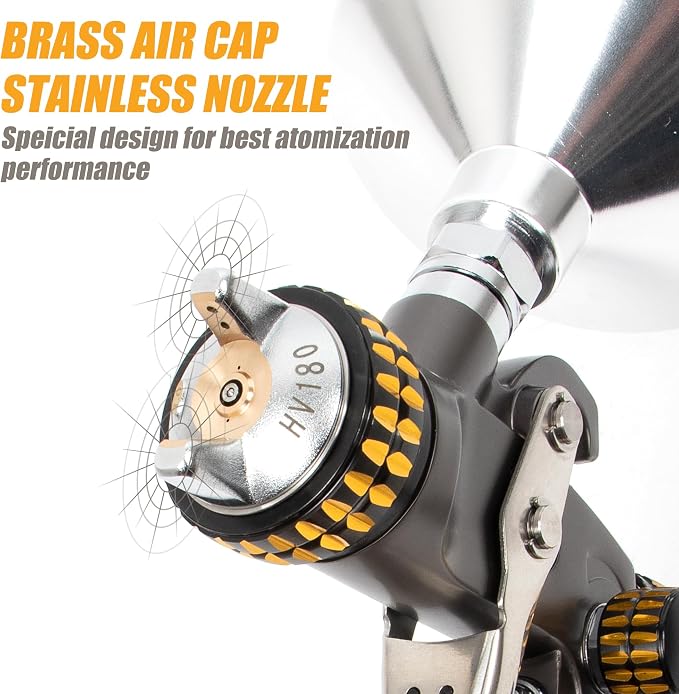 BEETRO HVLP Touch Up Mini Air Spray Gun - Image 2