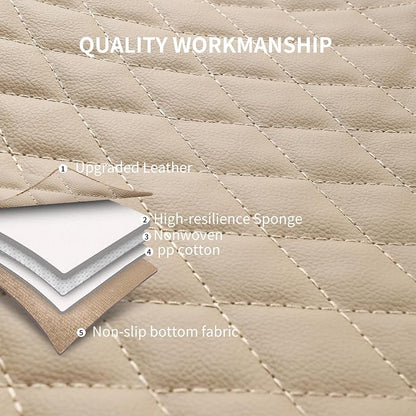 Car Seat Covers, Breathable and Waterproof Leather Seat Covers, Luxury PU - Image 6