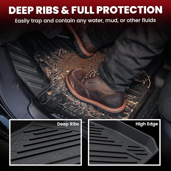 LASFIT Floor Mats for Chevrolet Chevy Impala 2014-2020 Car Floor Mats, All - Image 4