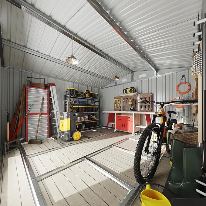 Aoxun 10x10 FT Shed Outdoor Storage Shed - Image 3