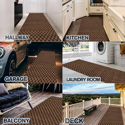 Custom Size Backed Non-Slip Area Rugs Runner, Easy Clean, Waterproof Runner Rugs - Image 6