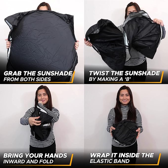 EcoNour Car Windshield Sun Shade | 2025 Upgraded Innovative No-Light-Pass - Image 7