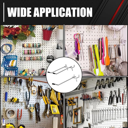 C&T 80 Piece Pegboard Hooks Assortment Kit, Pegboard Accessories Organizer Set - Image 7