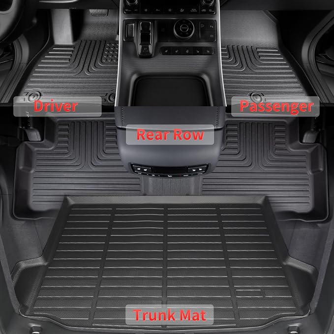 All Weather Floor Mats and Cargo Liners Set Fit - Image 5