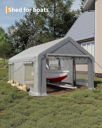12 x 20ft Heavy-Duty Carport Canopy - Image 8