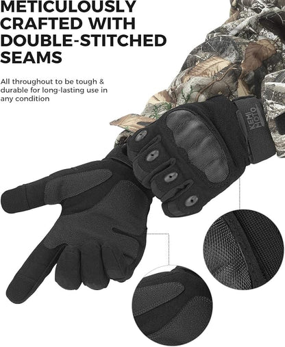 KEMIMOTO Tactical Gloves for Men, Touchscreen Motorcycle Gloves - Image 6