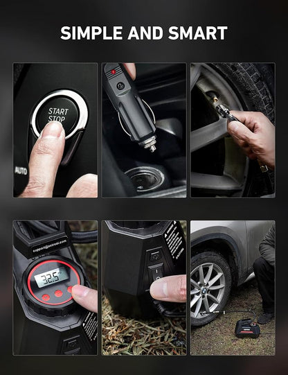 AstroAI Tire Inflator Portable Air Compressor Tire Air Pump - Image 9