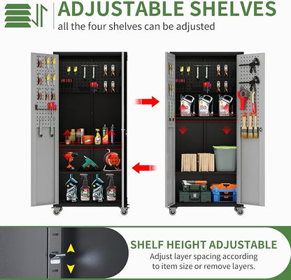 Metal Garage Storage Cabinet - Image 6
